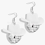 Stainless Steel Mirror Ball Earrings for Women(FJ2420-7)