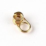 201 Stainless Steel Guides Ring, Fishing Accessory, Light Gold, 7x3.5x2mm, Hole: 2.2mm and 3mm(FIND-WH0077-20L)