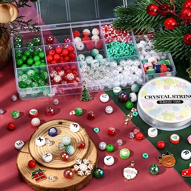 DIY Christmas Bracelet Necklace Making Kit(DIY-YW0005-89)-6