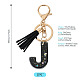1Pc Resin Letter Keychains(KEYC-TADJ0001-09J)-3