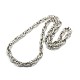 Fashionable 304 Stainless Steel Rope Chain Necklaces for Men(STAS-A028-N044P-L)-1