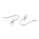 Anti-Tarnish Rhodium Plated 925 Sterling Silver French Hooks with Coil and Ball(STER-T007-121P)-2