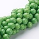 Natural Mashan Jade Round Beads Strands(X-G-D263-10mm-XS17)-1