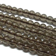 Synthetic Smoky Quartz Beads Strands, Round, 6mm, Hole: 0.8mm, about 67pcs/strand, 15.5 inch(G-C076-6mm-4A)