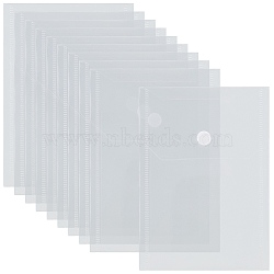 Transparent Plastic Envelopes Folders, Document File Folder, for School Home Office Work, Rectangle, Clear, 151x100x1mm, Inner Diameter: 150x98mm, 10pcs(AJEW-DJ0004-59C)