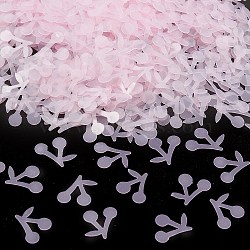 Plastic Sequin Beads, Matte Style, Sewing Craft Decorations, Cherry, Misty Rose, 10x8.5x0.3mm(PVC-R024-10A)