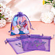 20Pcs Polyester Mesh Sachet Packing Drawstring Bgas(ABAG-TA0002-20D)-6
