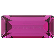 Preciosa&reg MAXIMA Crystal Fancy Stones, Czech Crystal, 435 26 212 Baguette, Dura Foiling, 70350 Fuchsia, 7x3mm(Y-PRC-FB7-70350)