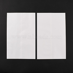PET Heat Shrinkable Bag, Vacuum Cup Membrane, Shrink Film, Doubleport Bag, Rectangle, WhiteSmoke, 290x180x0.1mm(FIND-WH0099-53D)