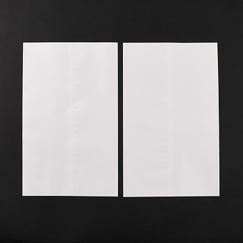 PET Heat Shrinkable Bag, Vacuum Cup Membrane, Shrink Film, Doubleport Bag, Rectangle, WhiteSmoke, 290x180x0.1mm