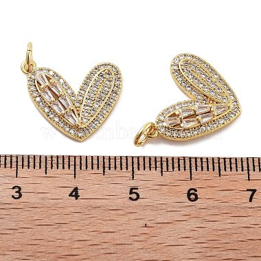 Rack Plating Brass Micro Pave Cubic Zirconia Pendants(KK-Z071-57G)-3