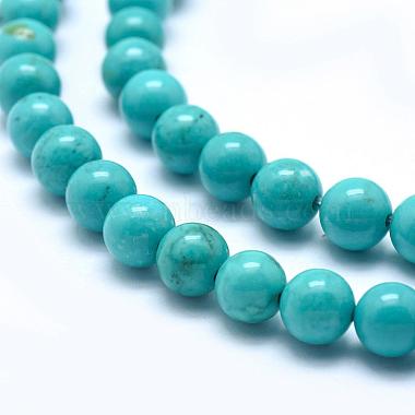 Natural Magnesite Round Beads Strands(TURQ-G148-03-6mm)-3