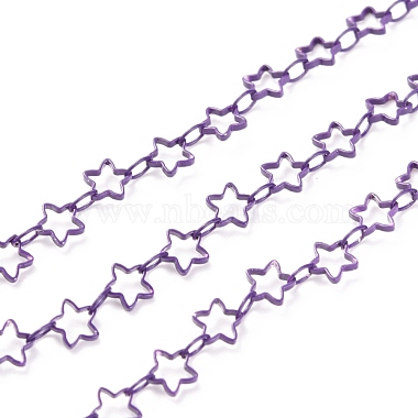 Purple Brass Link Chains Chain