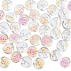 50Pcs Eletroplate Glass Beads(GLAA-HS0001-09D)-1
