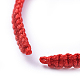 Création de bracelets de corde en nylon tressée(AJEW-M001-11)-4