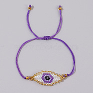 Bohemian Style Handmade Beaded Evil Eye Bracelet for Couples and Friends(RR7314-3)