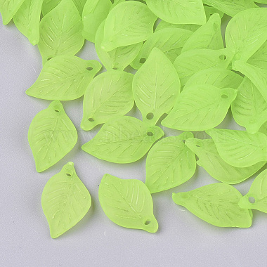 LightGreen Leaf Acrylic Pendants