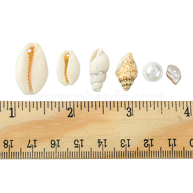 6 Styles Natural Mixed Shell Beads(BSHE-FS0001-04)-6