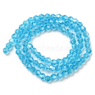 Transparent Electroplate Glass Beads Strands(GLAA-F029-4mm-C19)-2