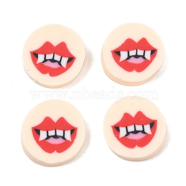Handmade Polymer Clay Cabochons(CLAY-A007-09B)-1