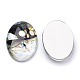Flat Back Glass Kitten Cabochons(X-GGLA-S034-25x18-024)-2