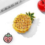 Cellulose Acetate Claw Hair Clips, Hair Accessories for Women & Girls, Pineapple, Yellow, 77x50x47mm(PW-WG9D55C-02)