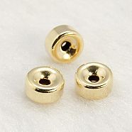 Yellow Gold Filled Beads Spacers, 1/20 14K Gold Filled, Cadmium Free & Nickel Free & Lead Free, Rondelle, 7x4mm, Hole: 1.5mm(KK-G159-7x4mm-1)