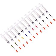 Injection Syringe Sets, Glue Applicator Syringe, Mixed Color, 85mm(TOOL-PH0008-05)