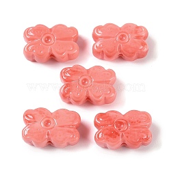 Synthetic Shell Dyed Beads, Butterfly, Light Coral, 16.5x11x7mm, Hole: 1.4mm(SHEL-H005-06)