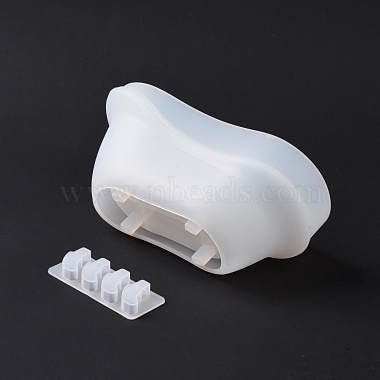 Bathtub-shaped Soap Dish Food Grade Silicone Molds(DIY-D074-03)-5