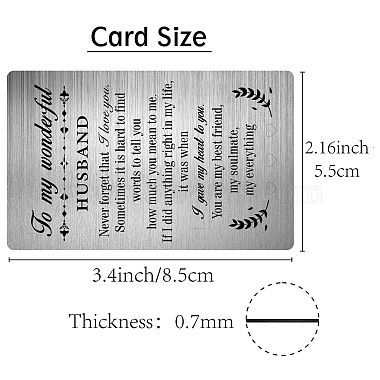 Rectangle 201 Stainless Steel Custom Blank Thermal Transfer Wallet Card(DIY-WH0252-025)-2