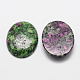 Oval Natural Ruby in Zoisite Cabochons(G-K020-18x13mm-09)-2