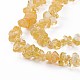 brins de perles de citrine naturelle chauff&eacute;es(X-G-L555-06)-2