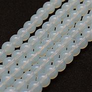 Opalite Beads Strands, Round, 8mm, Hole: 1mm, about 47pcs/strand, 14.5~15 inch(G-G687-30-8mm)