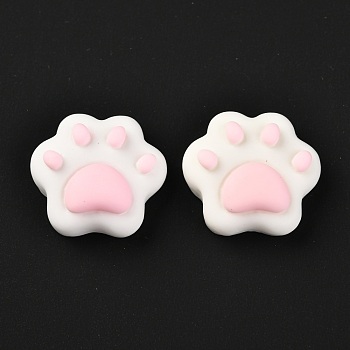 Resin Cabochons, for DIY Mobile Phone Case Decoration, Claw, White, 17.5x19x7.5mm