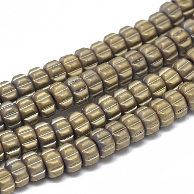5mm Flower Non-magnetic Hematite Beads