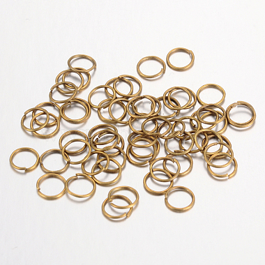 Iron Open Jump Rings(IFIN-A018-7mm-AB-NF)-1