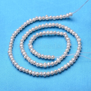Potato Natural Cultured Freshwater Pearl Beads Strands(PEAR-E007-3.5-4mm)-2