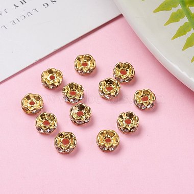 Brass Rhinestone Spacer Beads(RB-A014-L6mm-01G)-6