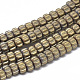 Electroplate Non-magnetic Synthetic Hematite Beads Strands(G-T061-47D)-1