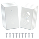 Nbeads 4Pcs 2 Styles Receptacle Outlet Wall Plate(AJEW-NB0002-25)-1