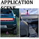2Pcs ABS Plastic Devil Heart Rear Bumper Warning Handle Ring(HJEW-SP0001-51C)-7