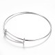 Adjustable 304 Stainless Steel Expandable Bangle Making(BJEW-G515-02P)-1