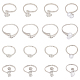 Компоненты латунного кольца открытой манжеты в стиле chgcraft 16шт. 4(KK-CA0002-16)-2