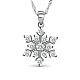SHEGRACE Glittering 925 Sterling Silver Pendant Necklace(JN183A)-1