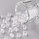 Perles de clairon rondes en verre de couleurs transparentes(SEED-S045-001A-C03)-1