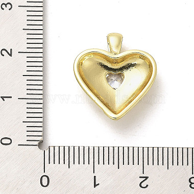 Rack Plating Brass Micro Pave Clear Cubic Zirconia Pendants(KK-M276-04G)-3