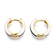 Brass Huggie Hoop Earrings(EJEW-S209-07A)-3