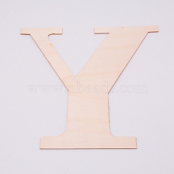 Unfinished Wood Shape, Customizable, Letter, Letter.Y, 29.7x29.9x0.2cm(WOOD-WH0109-01Y)
