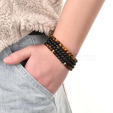 Aromatherapy Energy Stretch Bracelets Set for Girl Women(BJEW-JB06736-01)-7